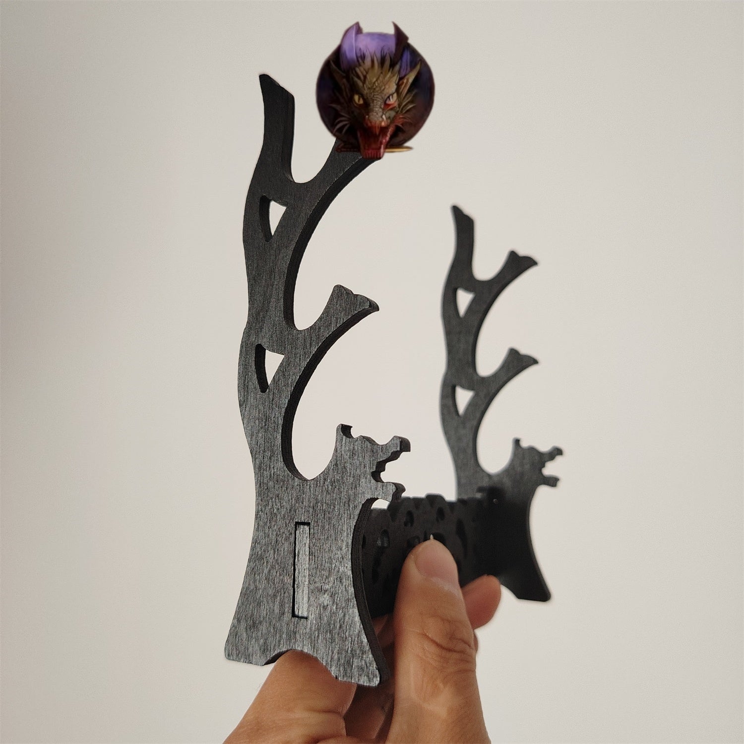 3-Layer Wood Display Holder Mini Katana Stand