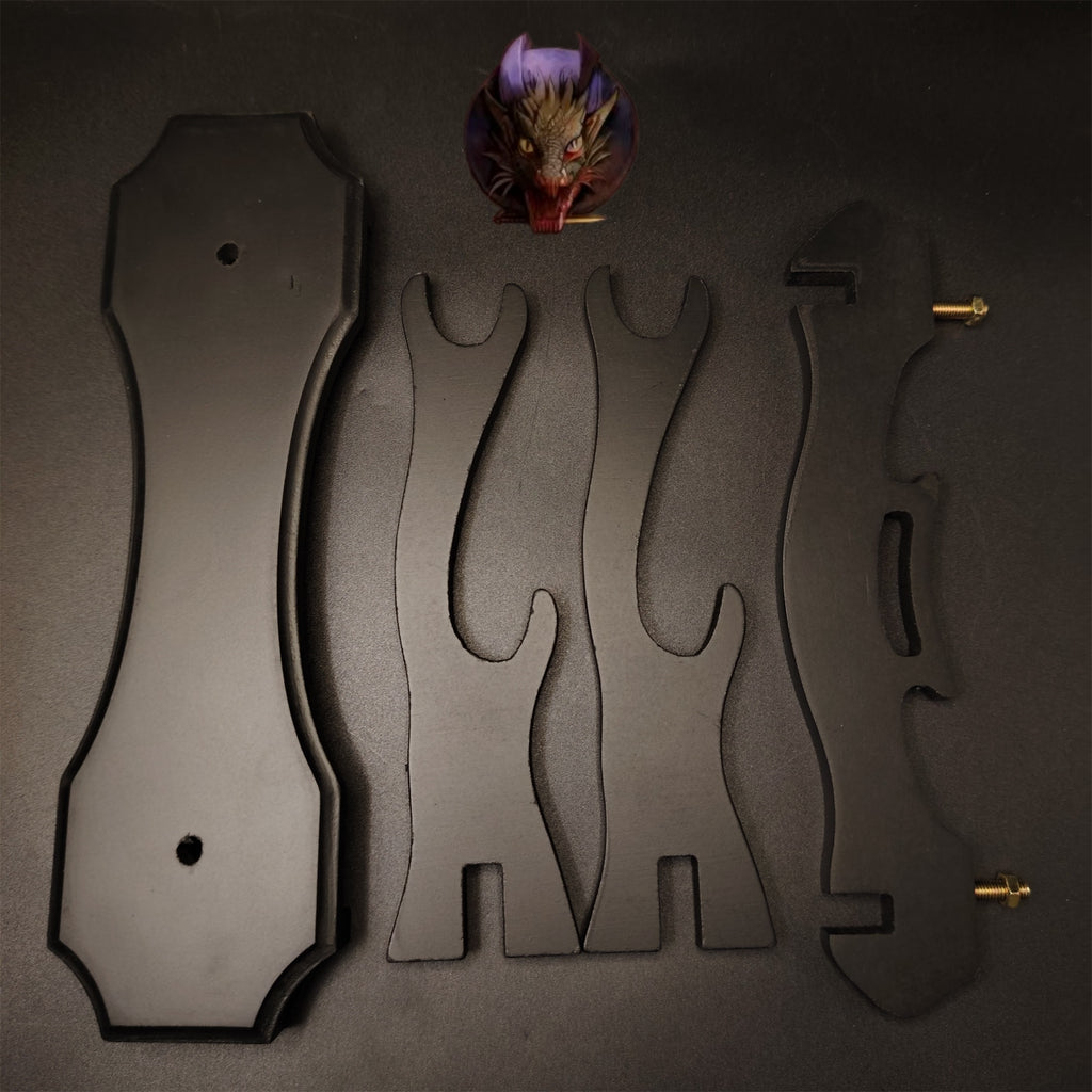 2-Layer Wood Display Wooden Holder