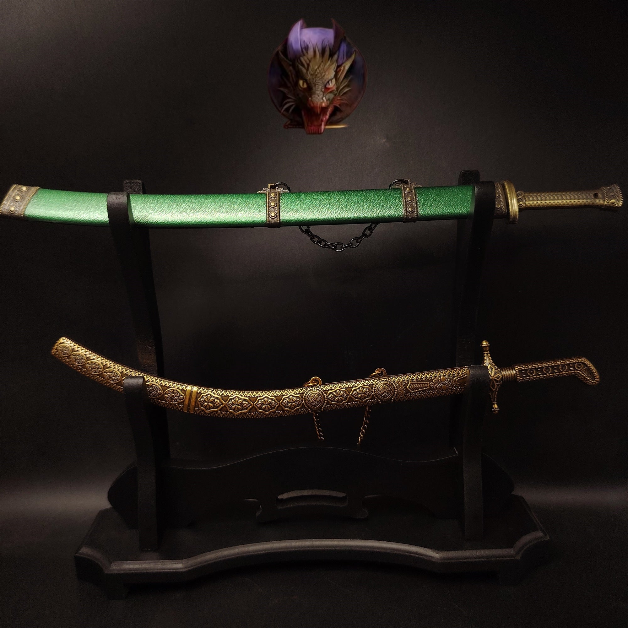 2-Layer Wood Display Wooden Holder