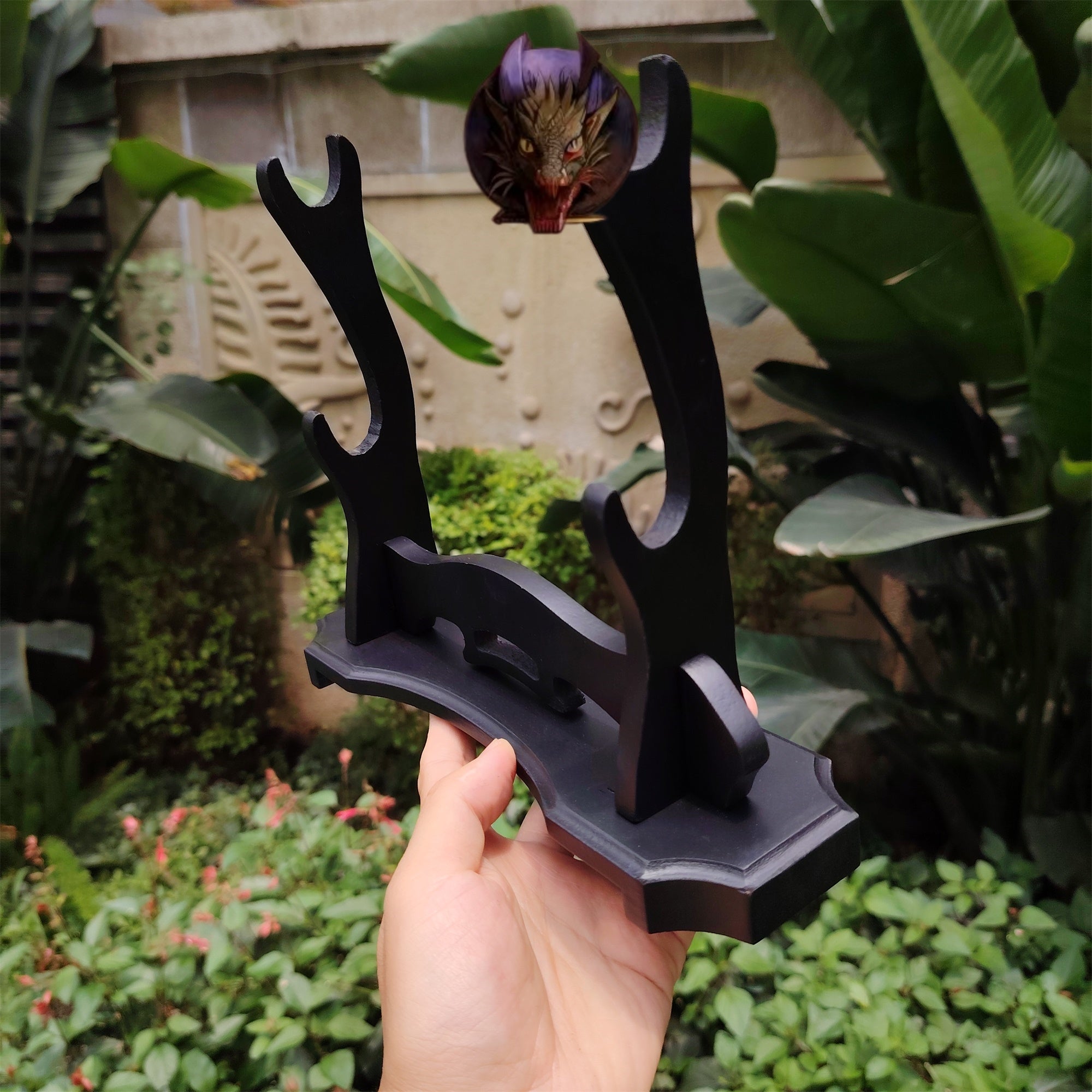 2-Layer Wood Display Wooden Holder