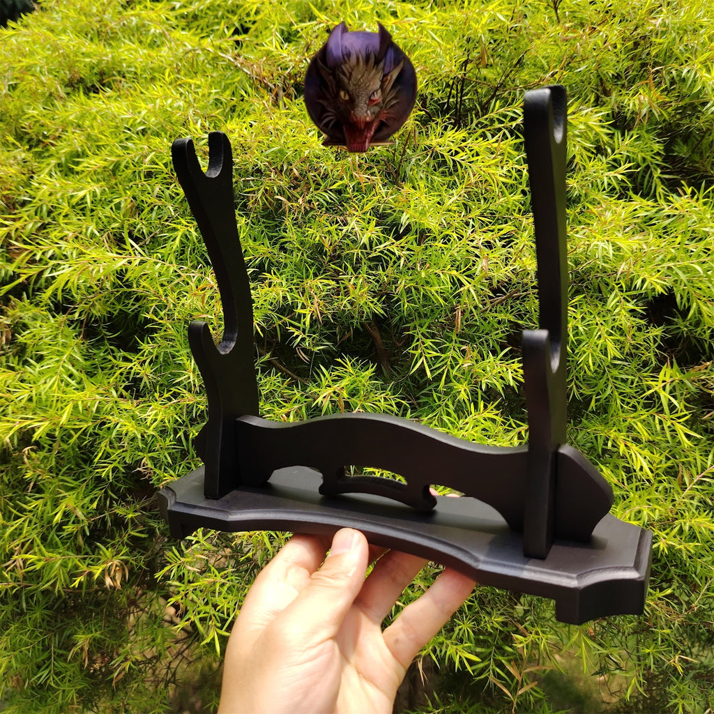 2-Layer Wood Display Wooden Holder