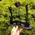 2-Layer Wood Display Wooden Holder