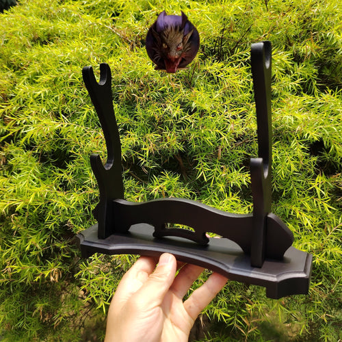 2-Layer Wood Display Wooden Holder