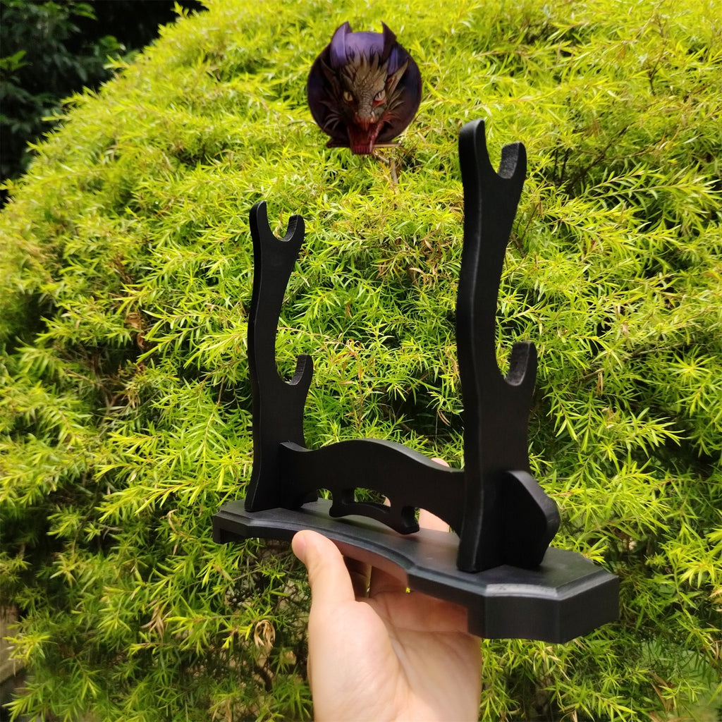 2-Layer Wood Display Wooden Holder