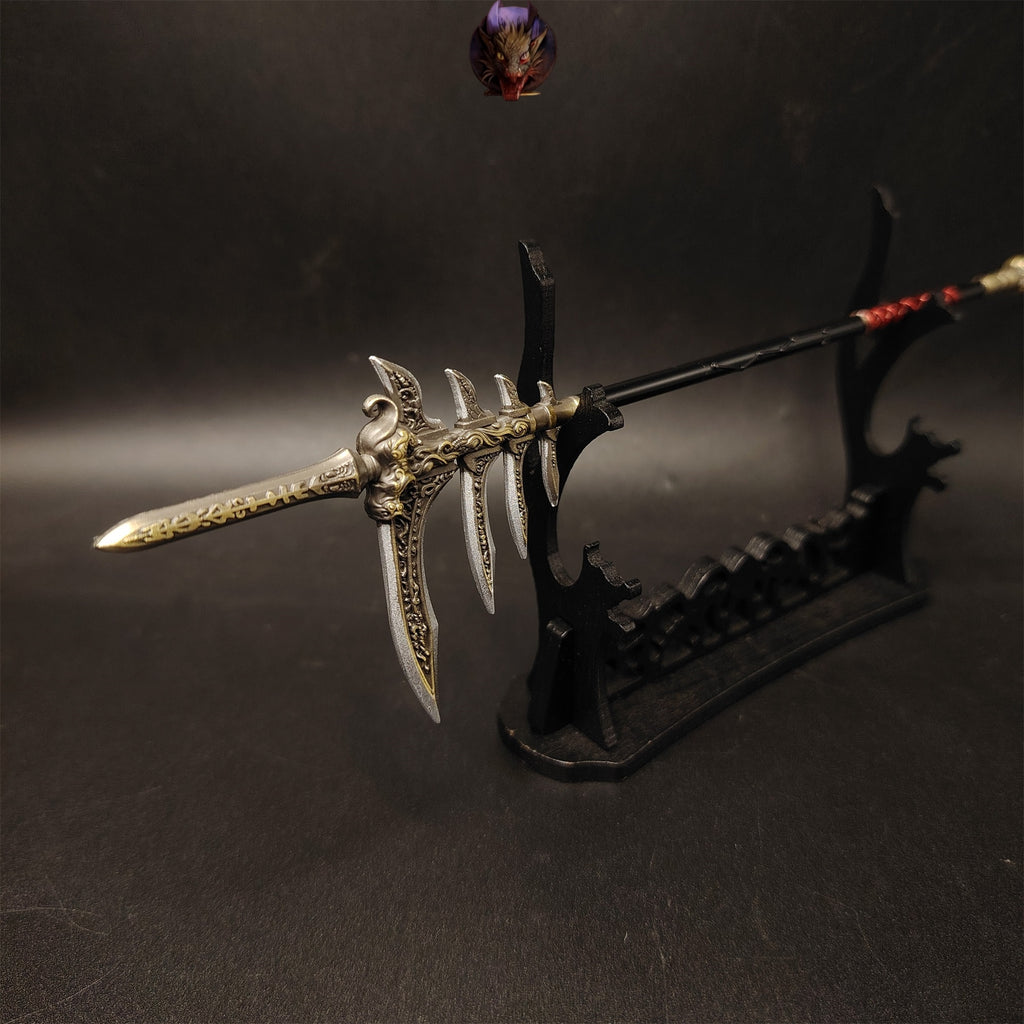 Metal Ancient Chinese Halberd 8.7''Replica