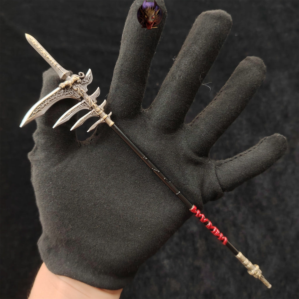 Metal Ancient Chinese Halberd 8.7''Replica