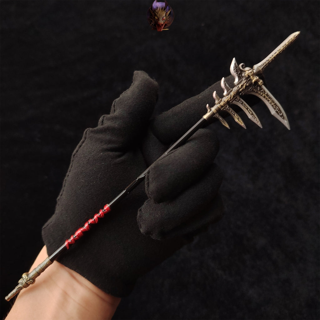 Metal Ancient Chinese Halberd 8.7''Replica