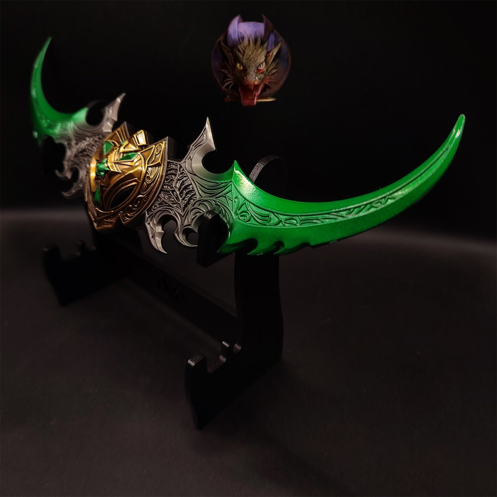 WOW Classical Weapons Illidan Stormrage Warglaive of Azzinoth Metal Replica