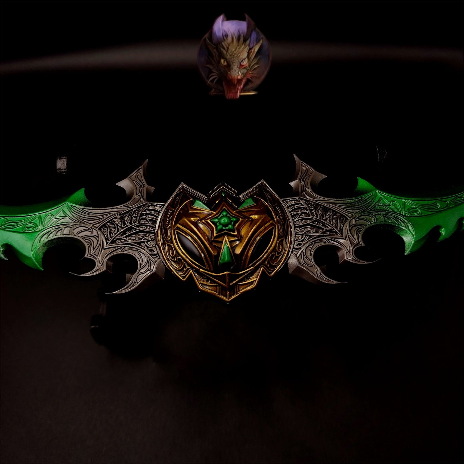 WOW Classical Weapons Illidan Stormrage Warglaive of Azzinoth Metal Replica