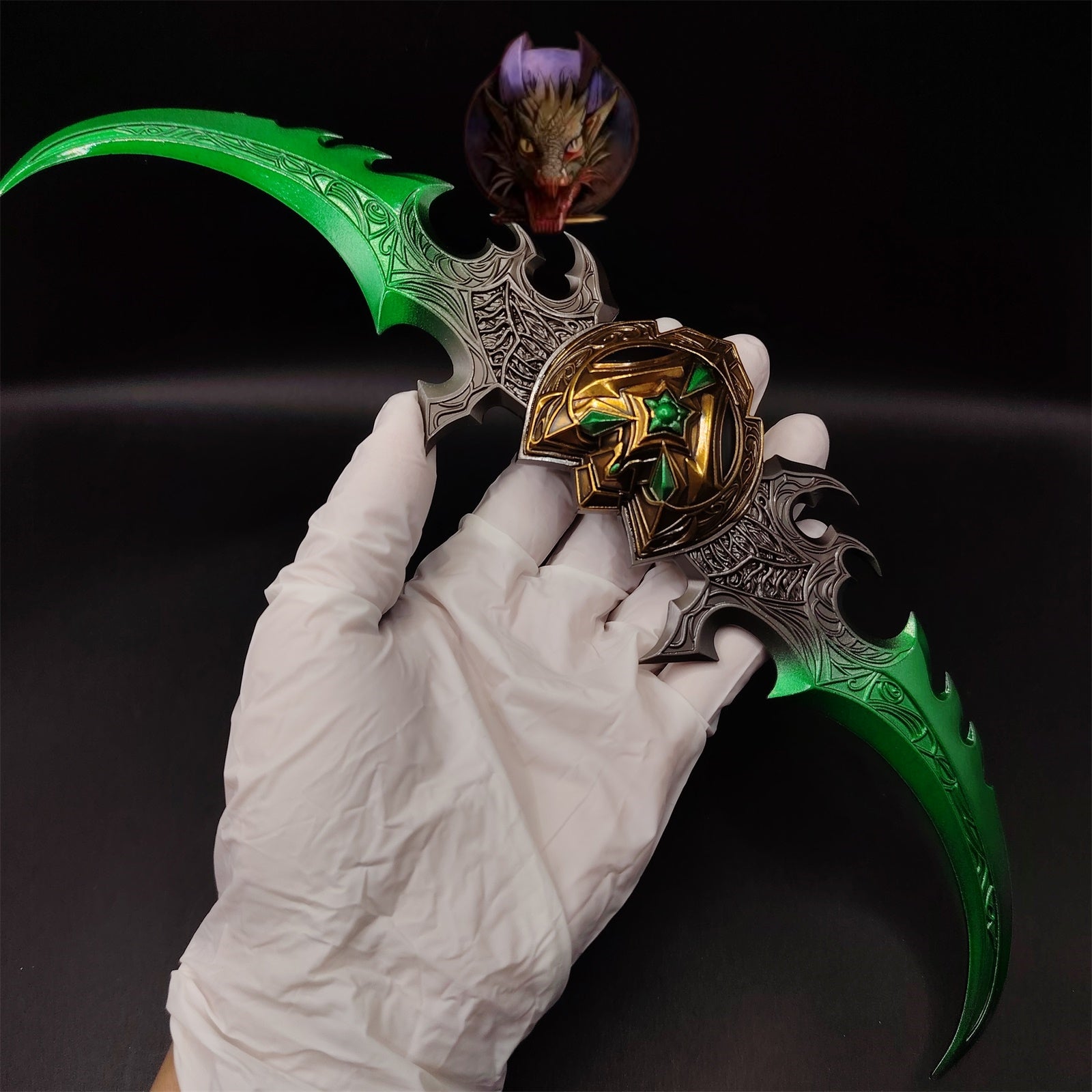 WOW Classical Weapons Illidan Stormrage Warglaive of Azzinoth Metal Replica