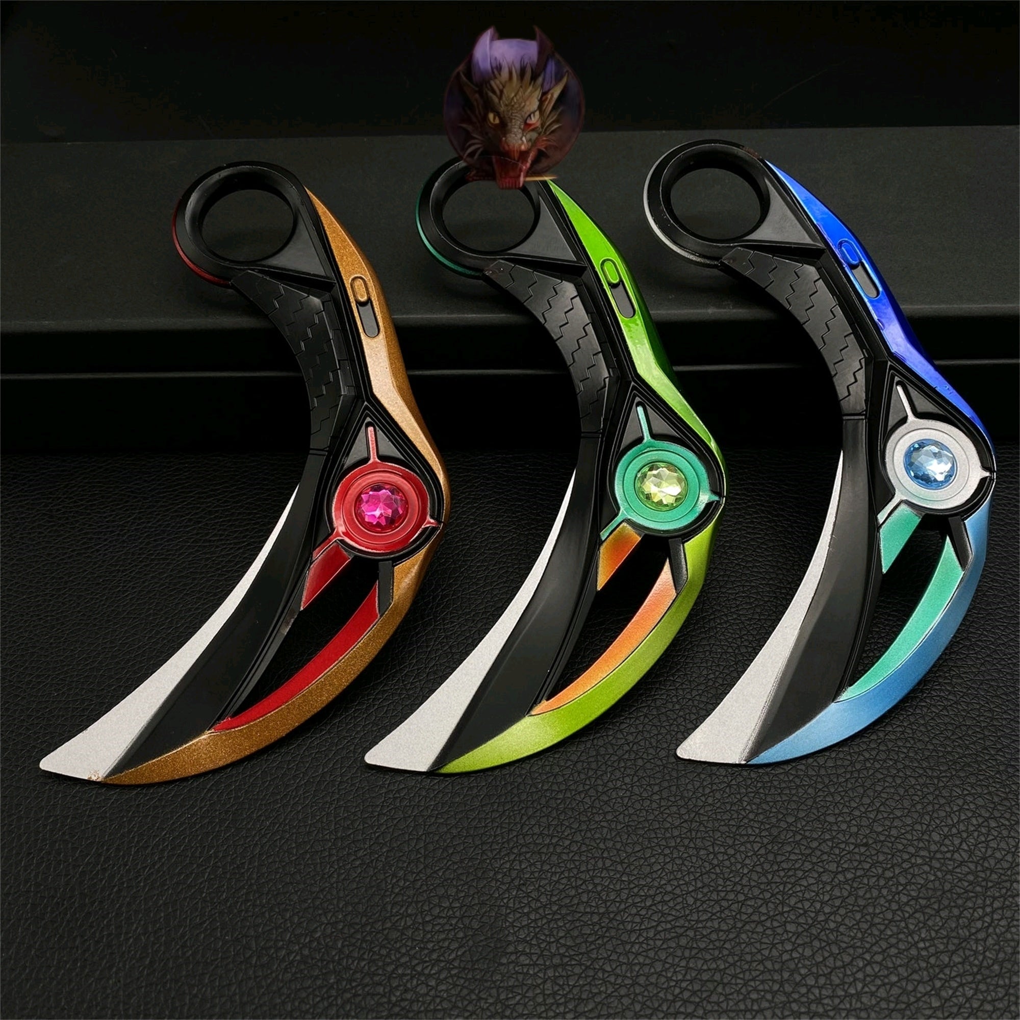 Metal Ion Karambit Replica Replicas 3 Colors Gamer Gift