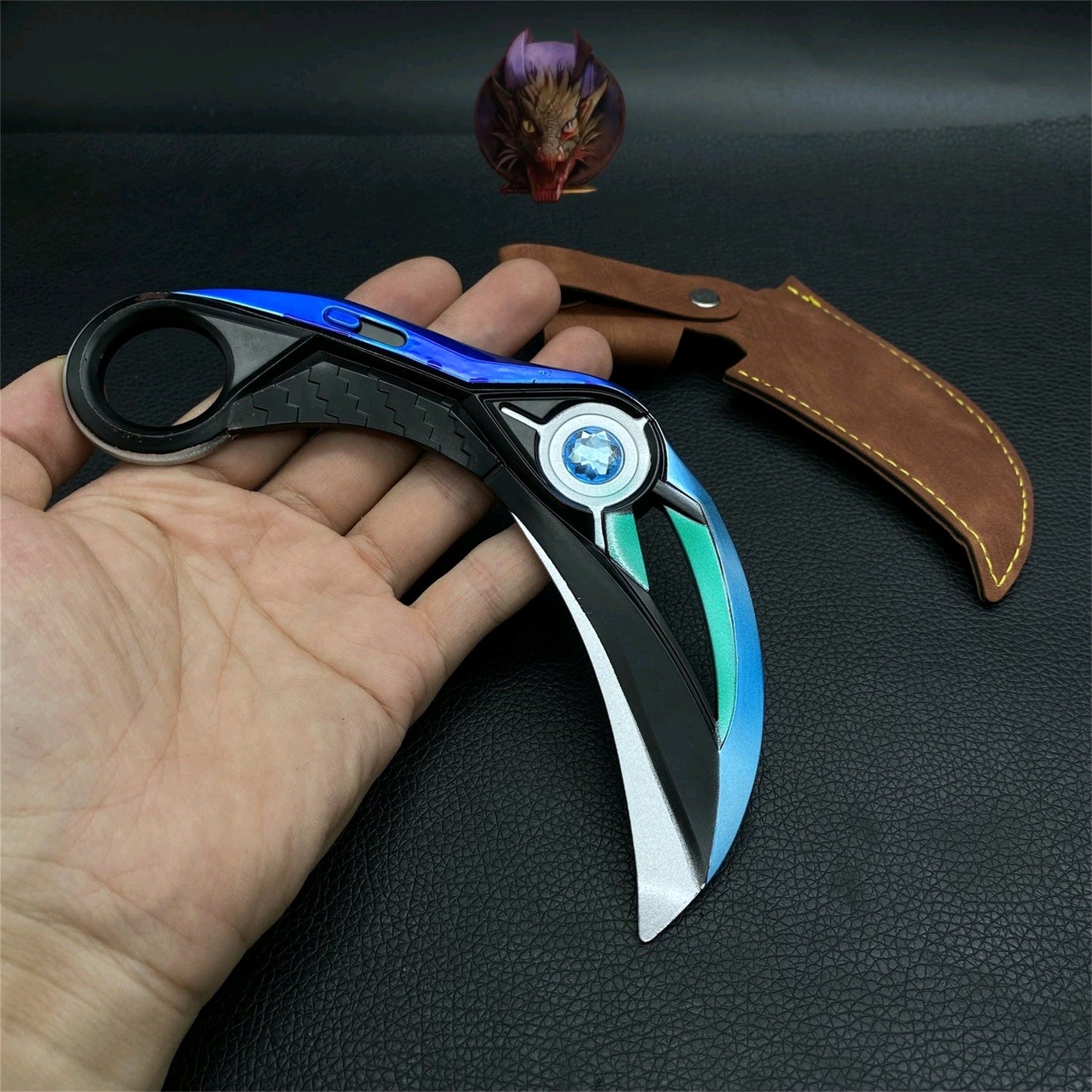 Metal Ion Karambit Replica Replicas 3 Colors Gamer Gift