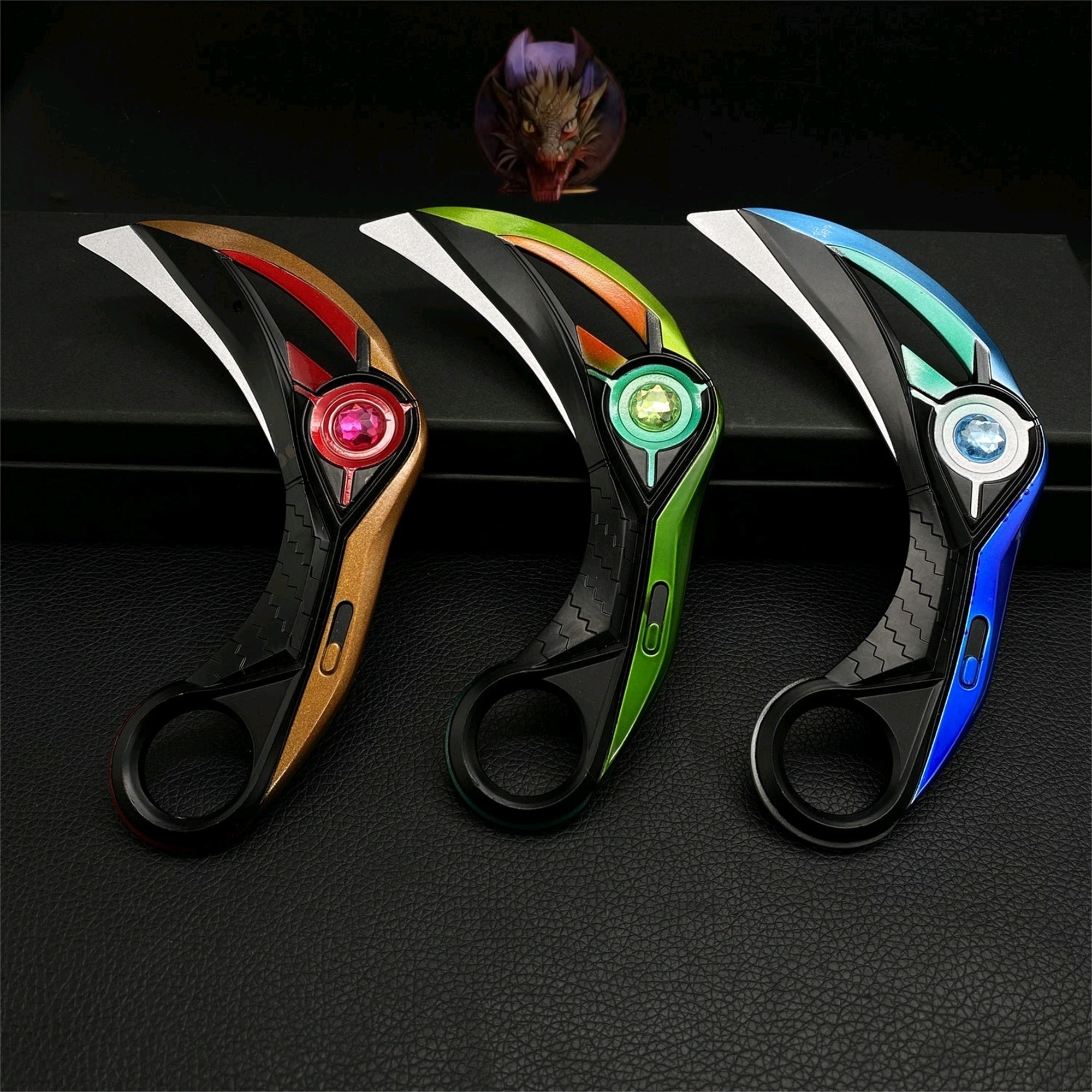 Metal Ion Karambit Replica Replicas 3 Colors Gamer Gift