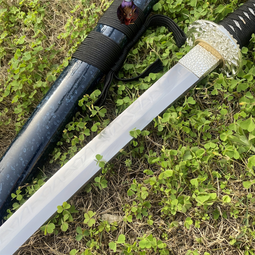 Life-size Blue Monster Carbon Steel Katana