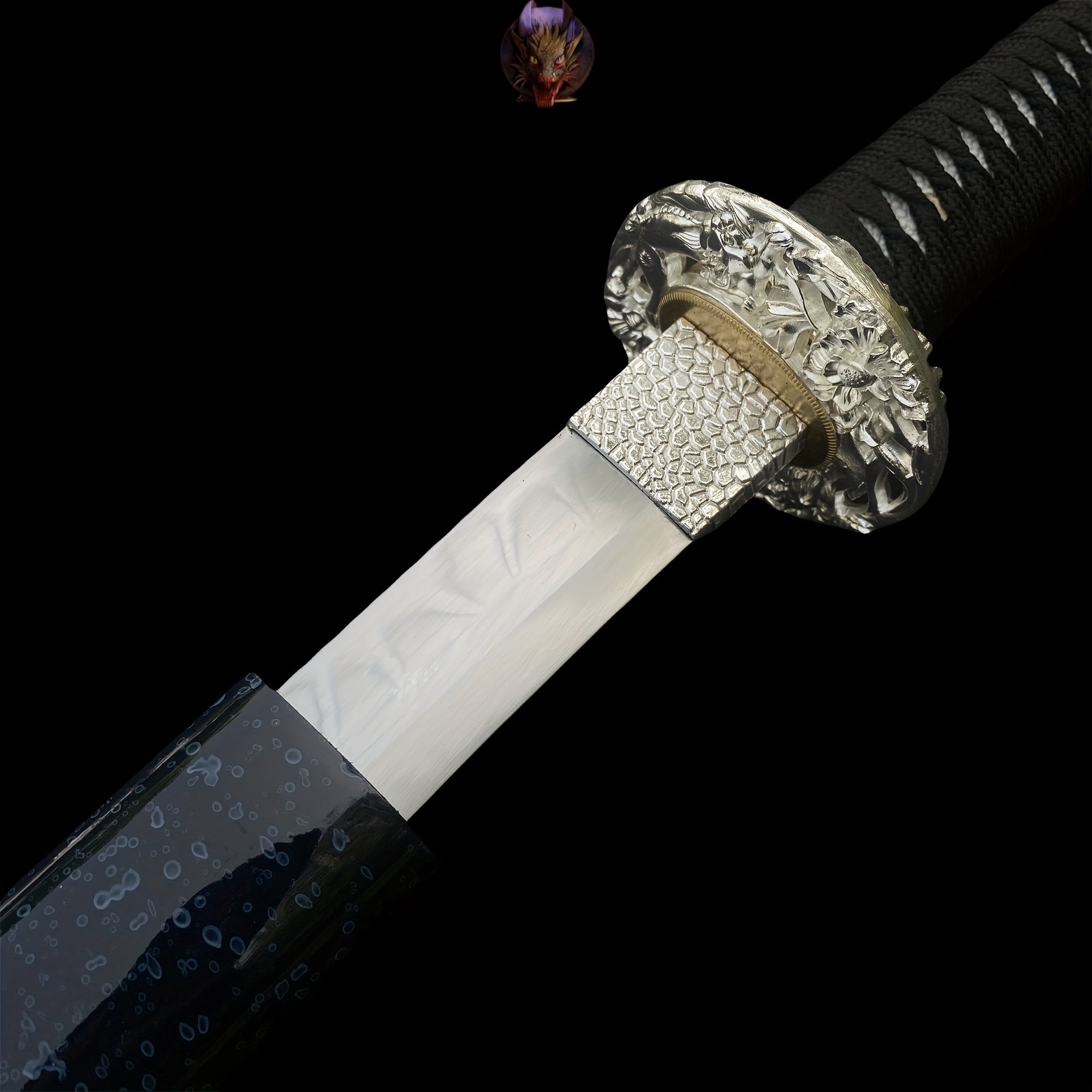 Life-size Blue Monster Carbon Steel Katana
