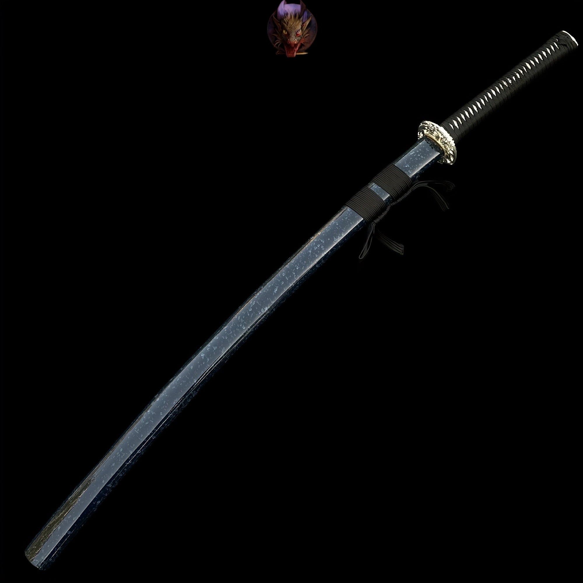 Life-size Blue Monster Carbon Steel Katana
