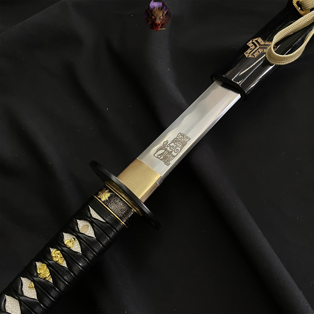 Handed Forged Carbon Steel Samurai Kill Bill Life-size Katana