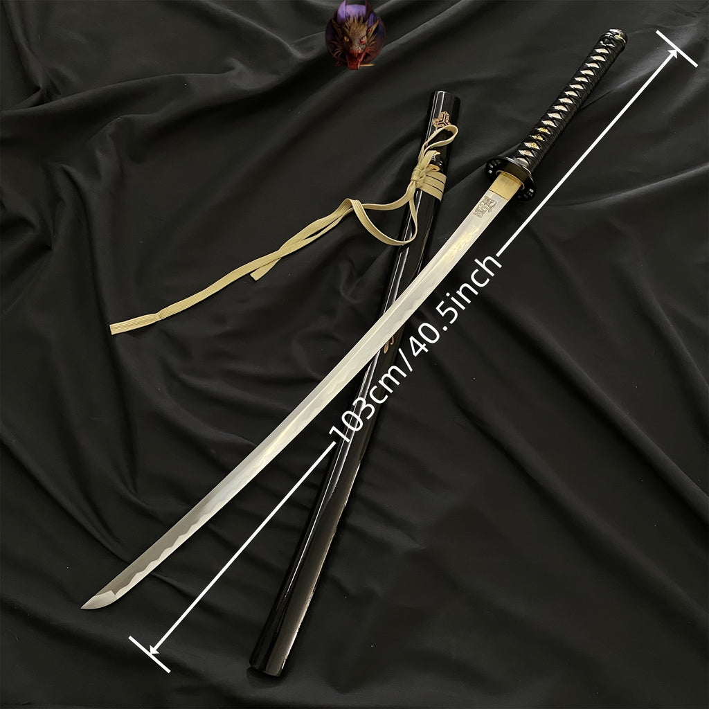Handed Forged Carbon Steel Samurai Kill Bill Life-size Katana