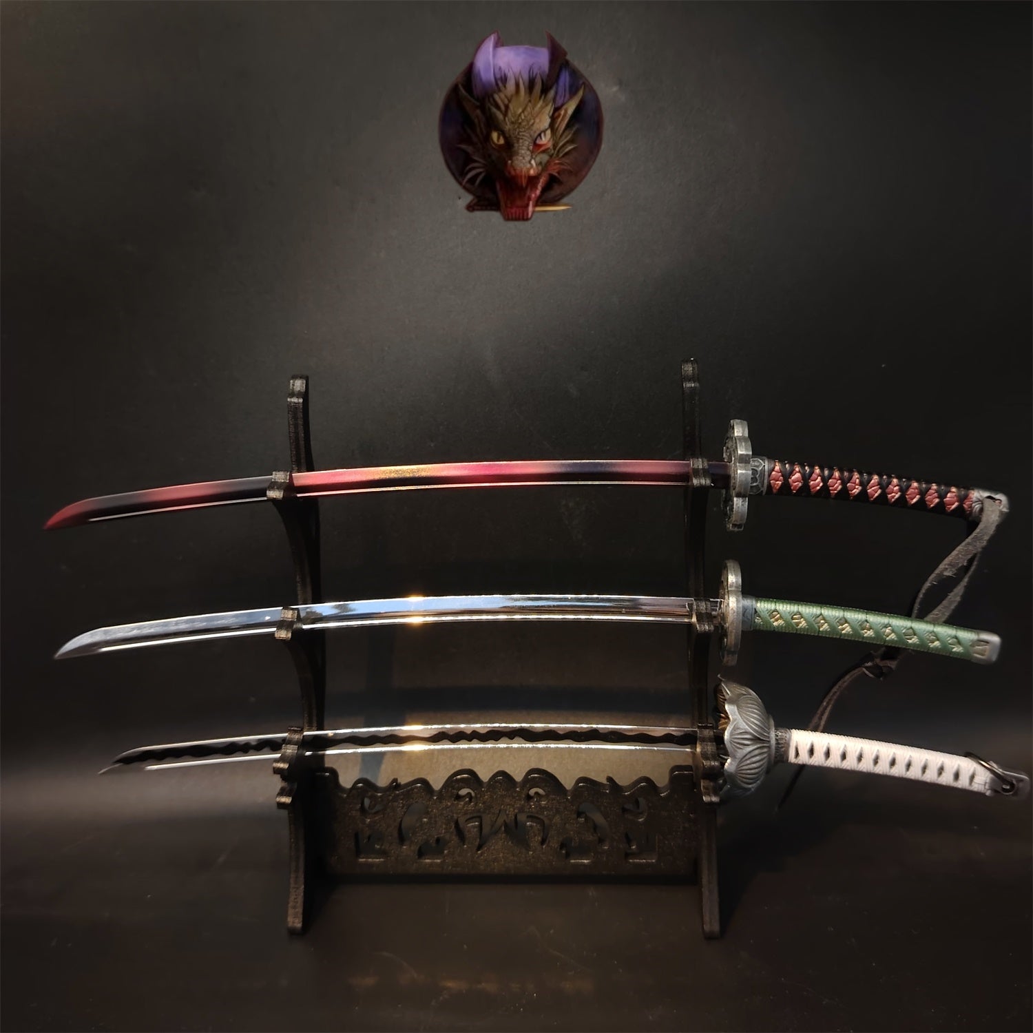 Kusabimaru, Gracious Gift of Tears, Black Mortal Blade 3 In Gift Box