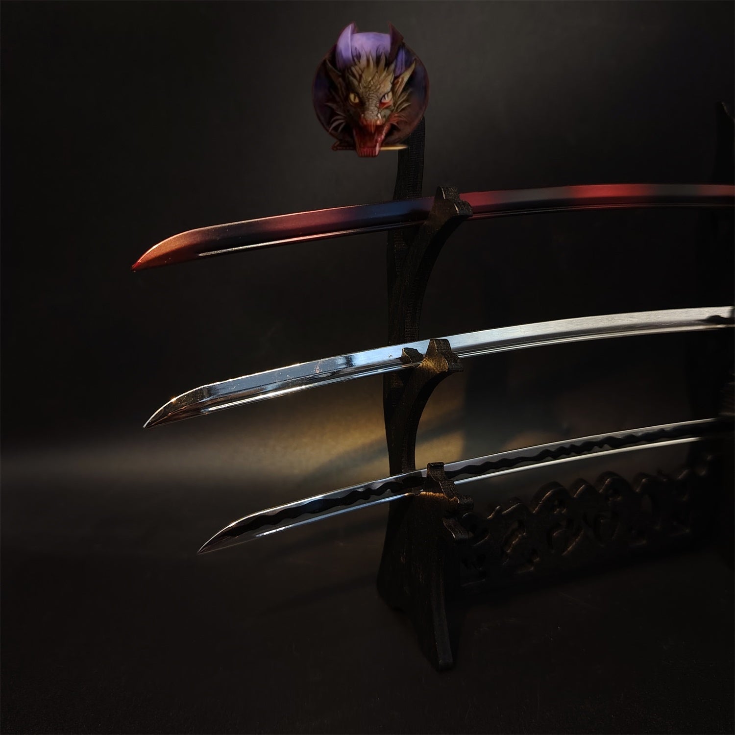 Kusabimaru, Gracious Gift of Tears, Black Mortal Blade 3 In Gift Box