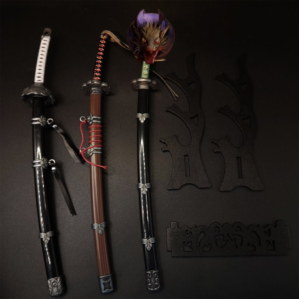 Kusabimaru, Gracious Gift of Tears, Black Mortal Blade 3 In Gift Box
