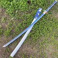 Life-size The Frog Of Lotus Leaves Carbon Steel Katana