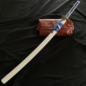 Life-size The Frog Of Lotus Leaves Carbon Steel Katana