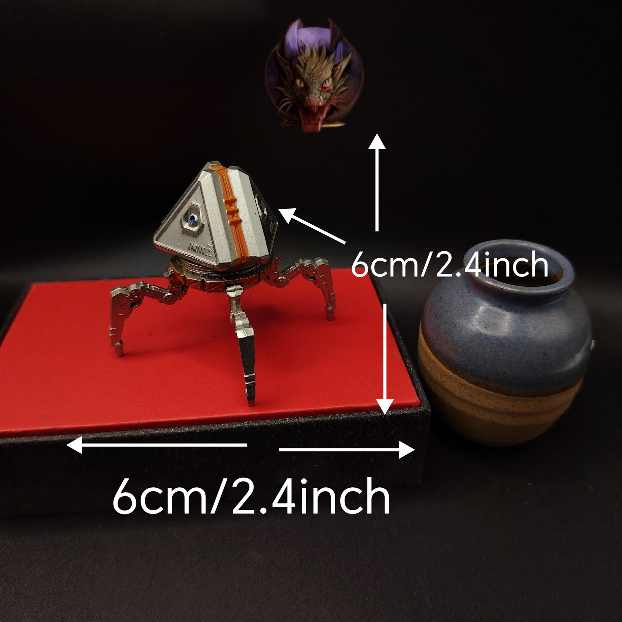 Flash Loot Robot Heirloom Metal Fidget Replica