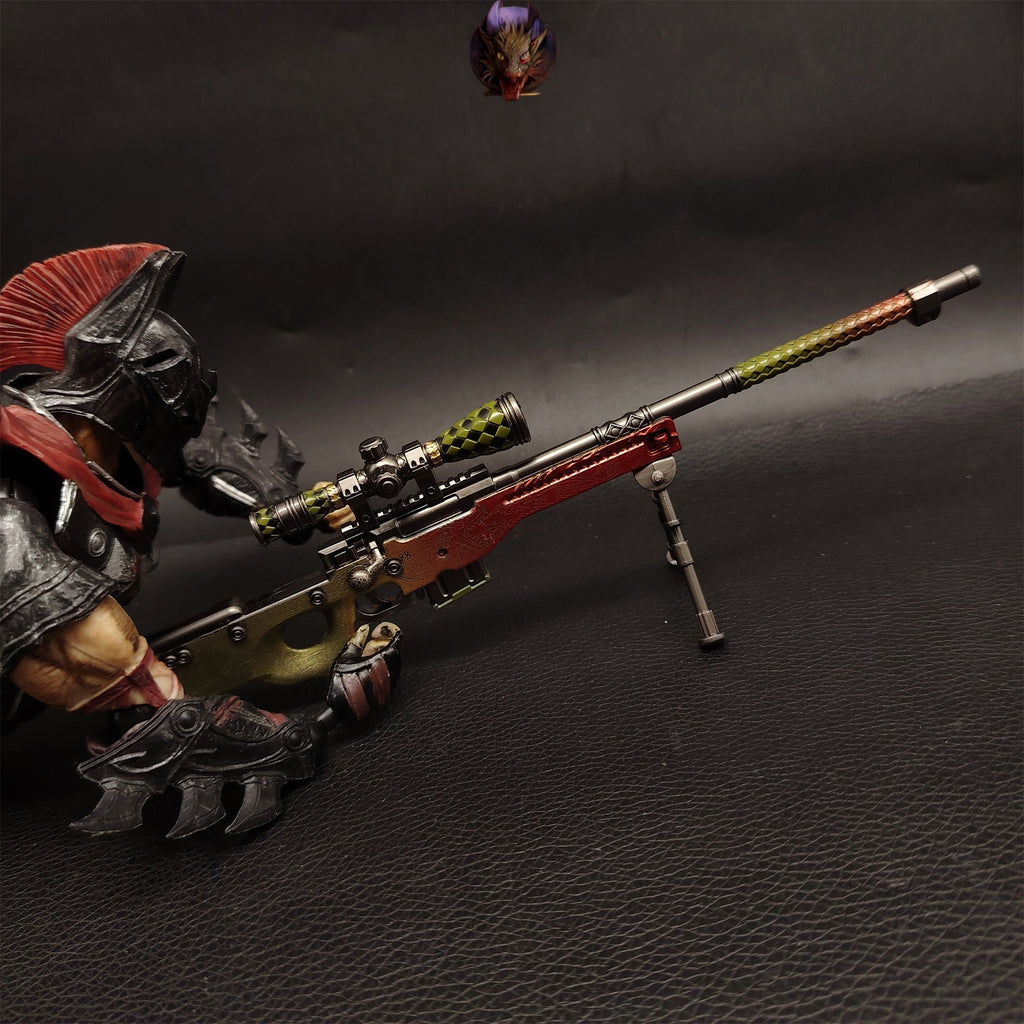 Dragon Lore And Fabe AWP Metal Miniature Gun Modle