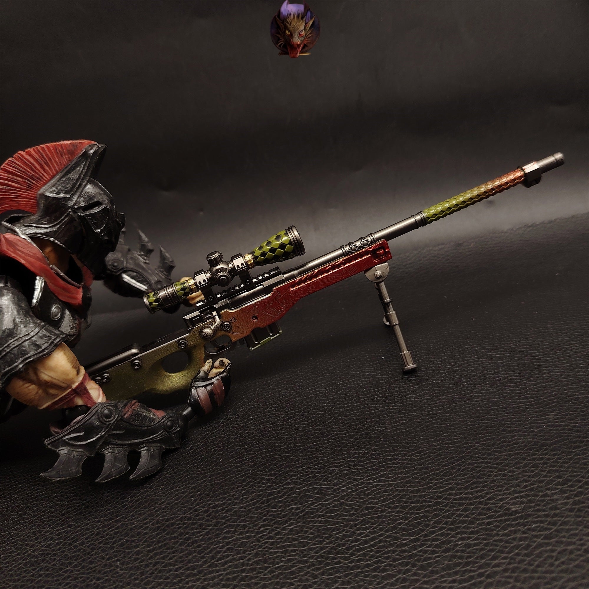 Dragon Lore And Fabe AWP Metal Miniature Gun Modle