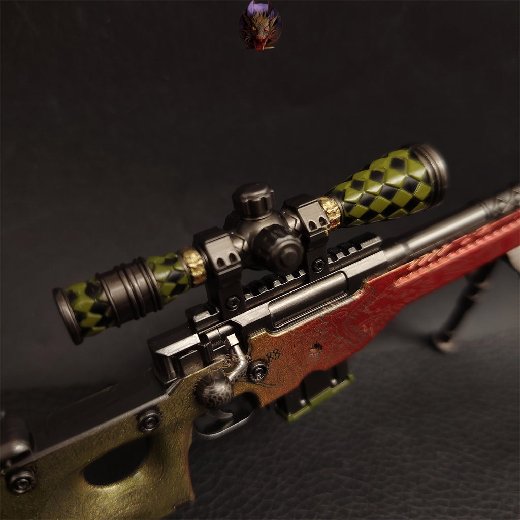 Dragon Lore And Fabe AWP Metal Miniature Gun Modle