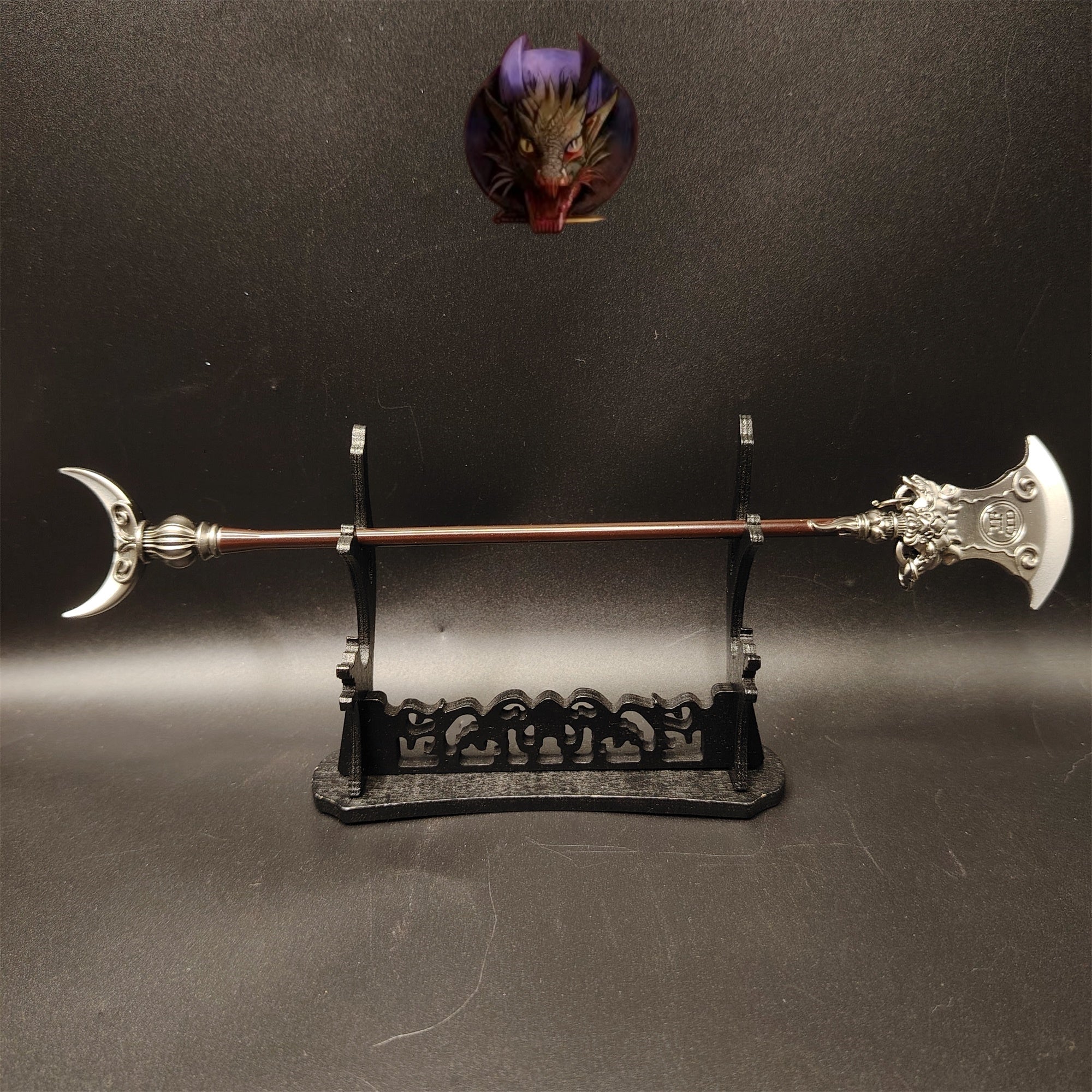 Water Margin: Lu Zhishen Water Grinding Zen Staff 8.7''Metal Replica