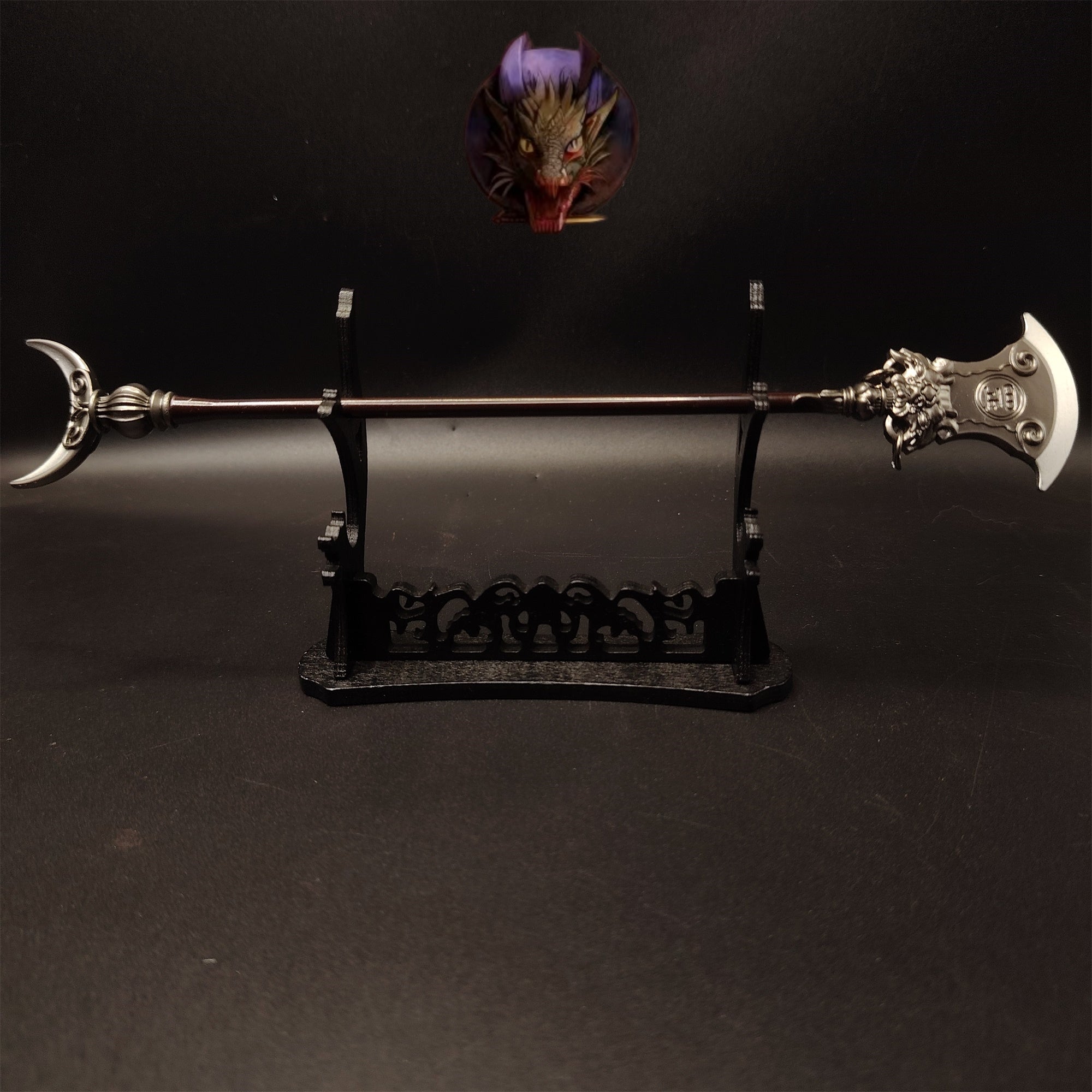 Water Margin: Lu Zhishen Water Grinding Zen Staff 8.7''Metal Replica