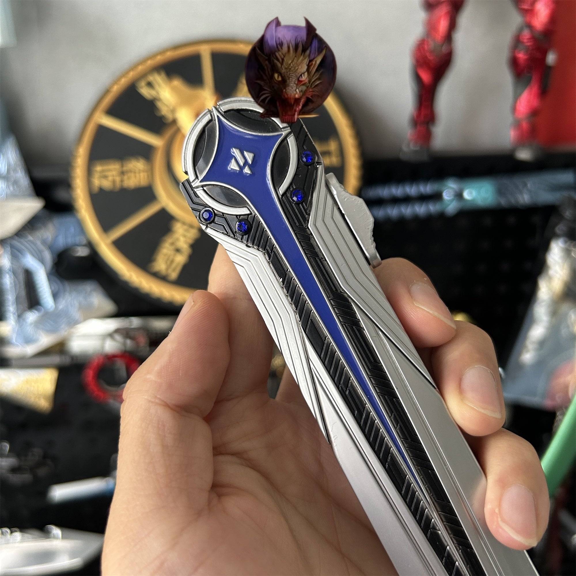 Delta Force Game Polaris Dagger Luminous Desmoulins’s Edge Metal Replica