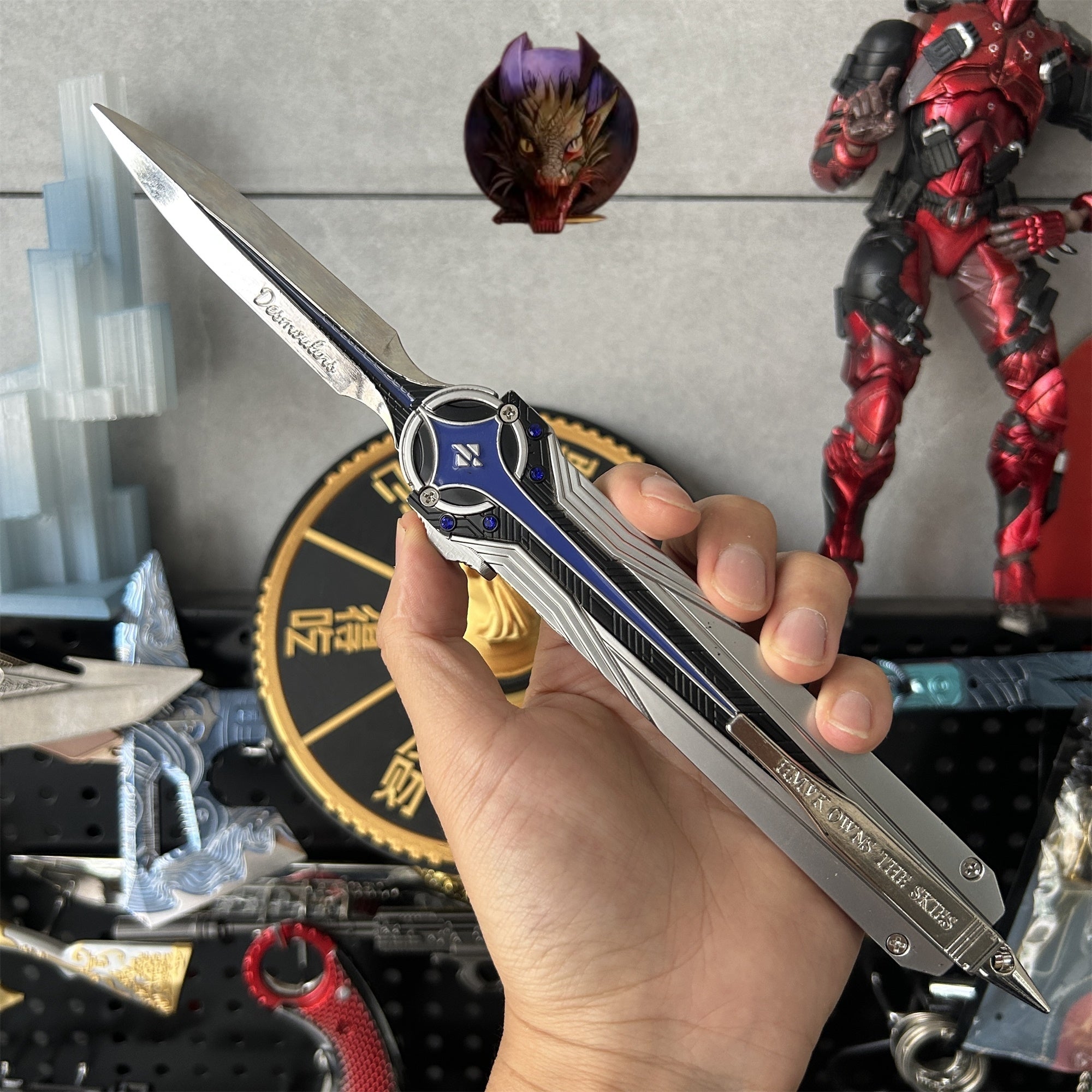 Delta Force Game Polaris Dagger Luminous Desmoulins’s Edge Metal Replica