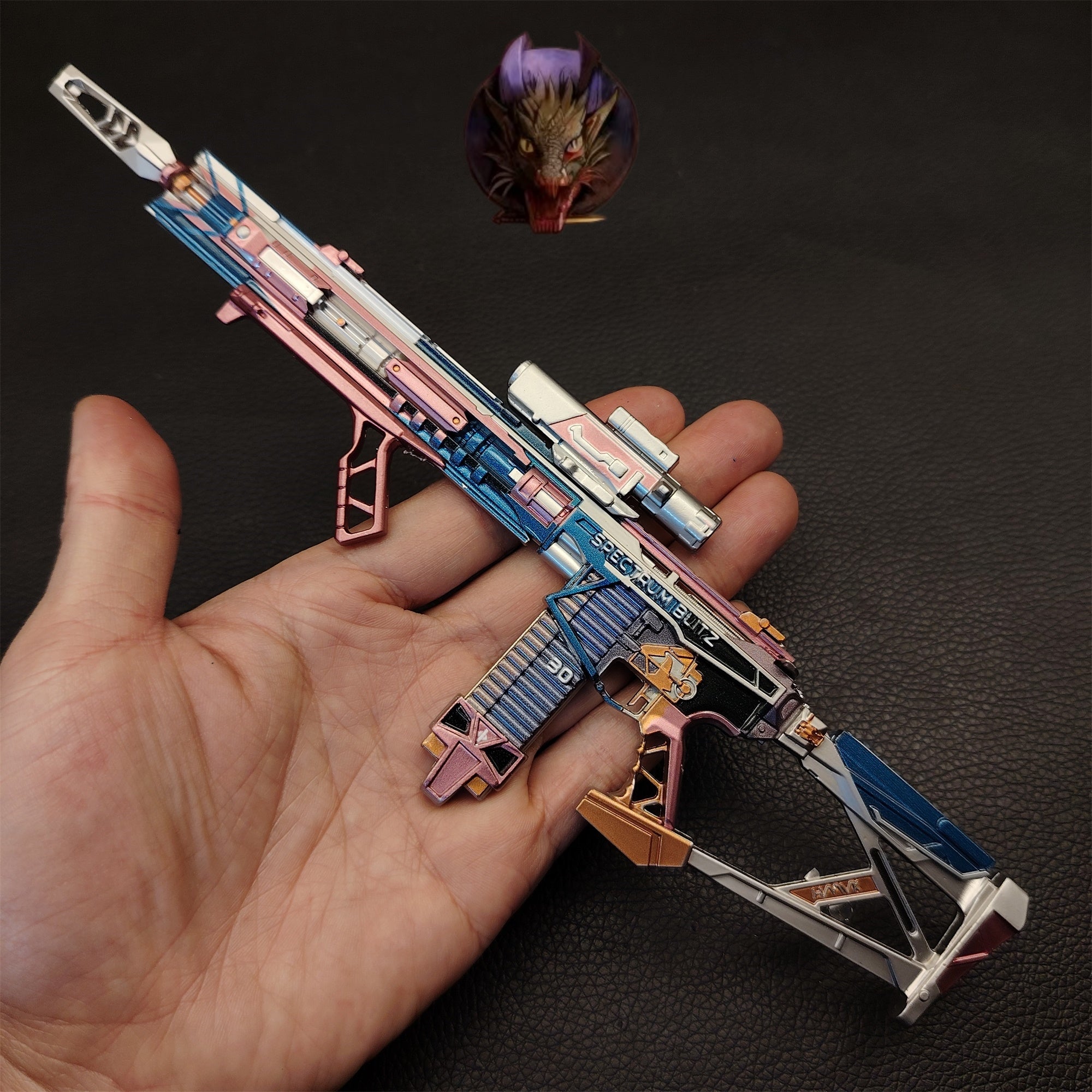 Delta Force M7 Battle Rifle – Prism Offensive S2: Rainbow Crystal Metal Replica