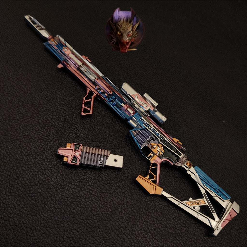 Delta Force M7 Battle Rifle – Prism Offensive S2: Rainbow Crystal Metal Replica