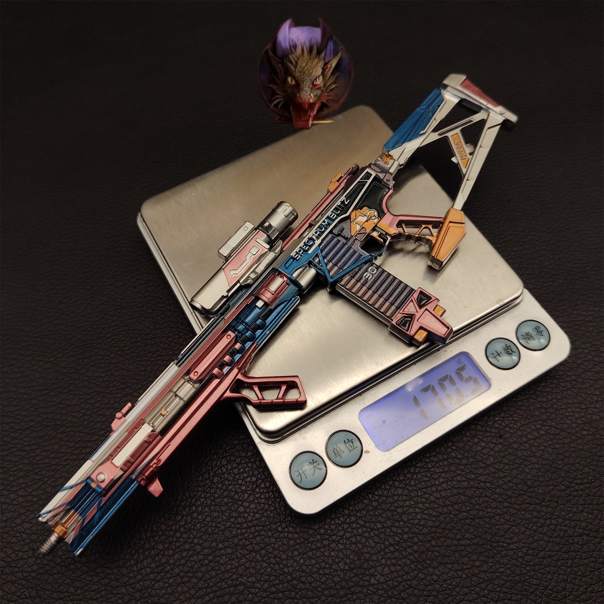 Delta Force M7 Battle Rifle – Prism Offensive S2: Rainbow Crystal Metal Replica