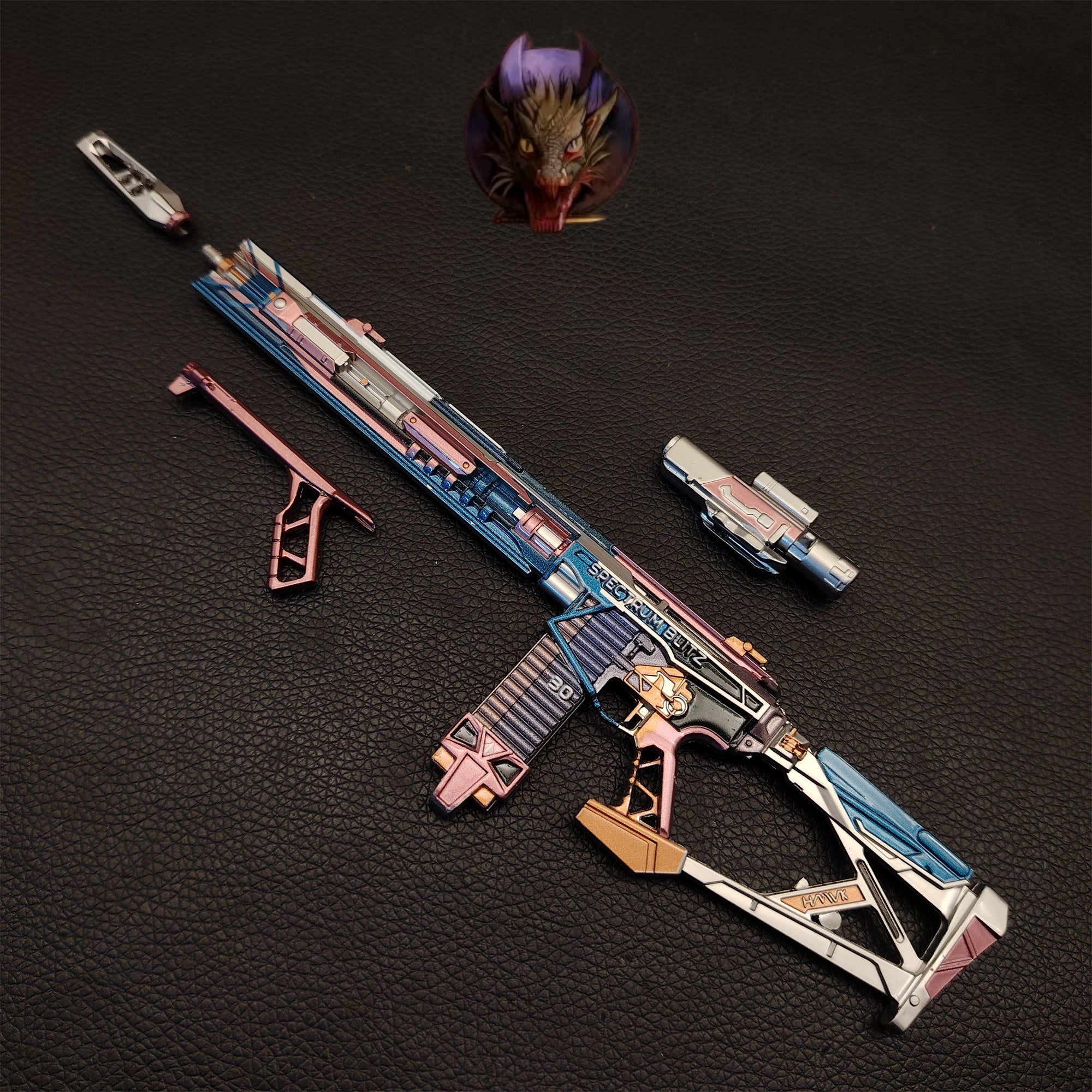Delta Force M7 Battle Rifle – Prism Offensive S2: Rainbow Crystal Metal Replica