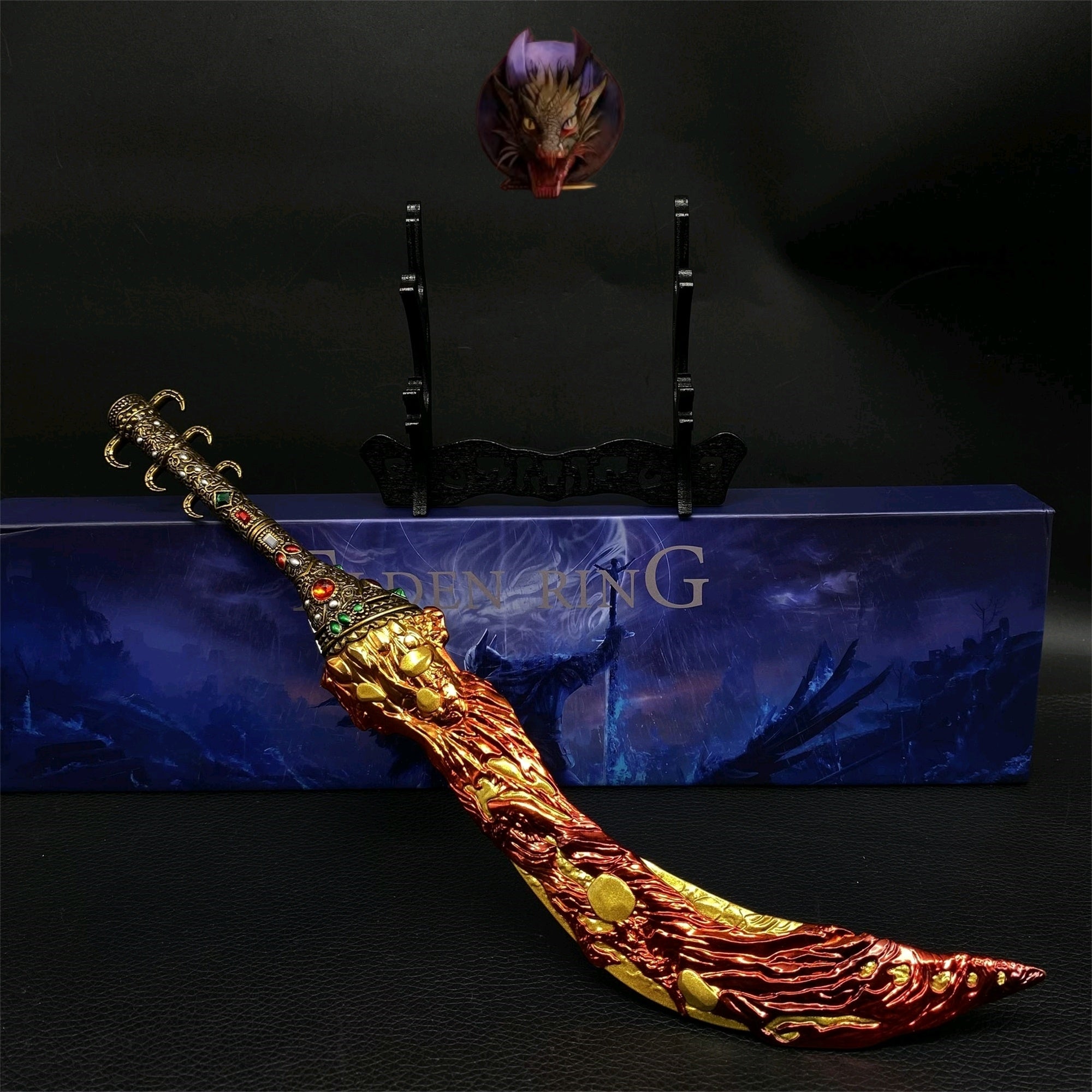 E Ring Magma Blade Metal Replica