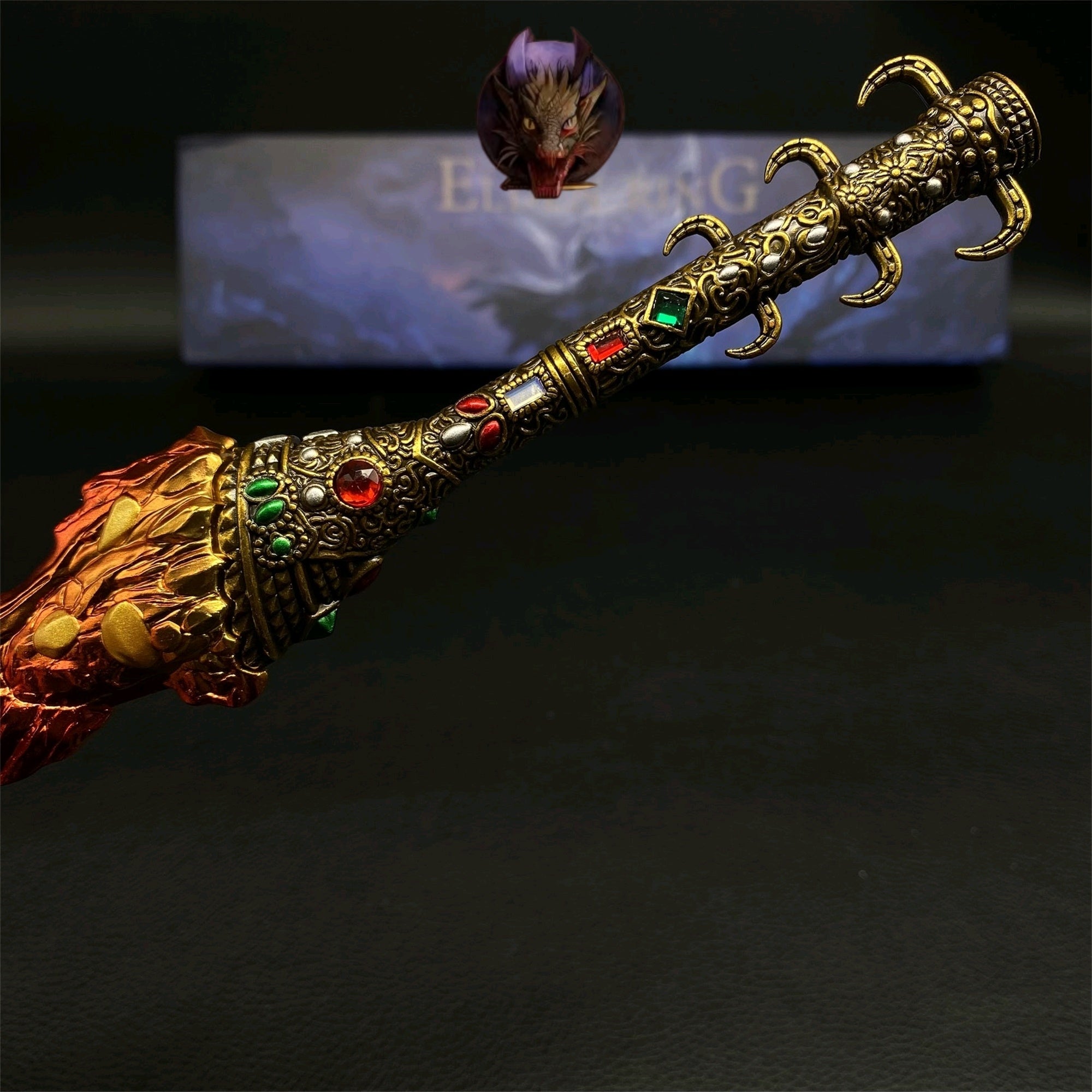 E Ring Magma Blade Metal Replica