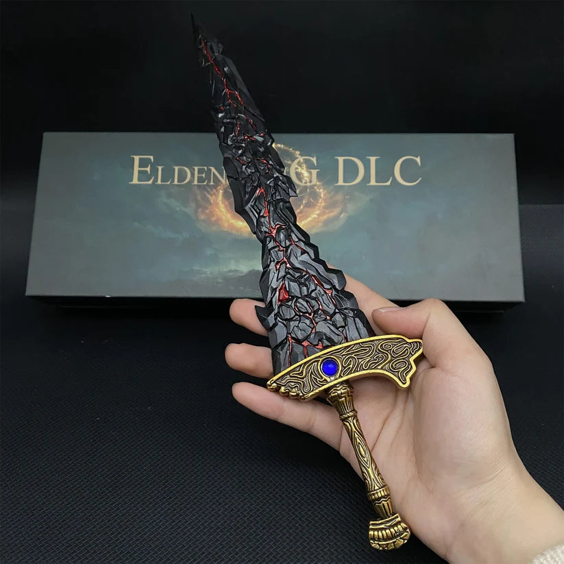 Soul Game Classical Maliketh's Black Blade Metal Replica With Gift Box