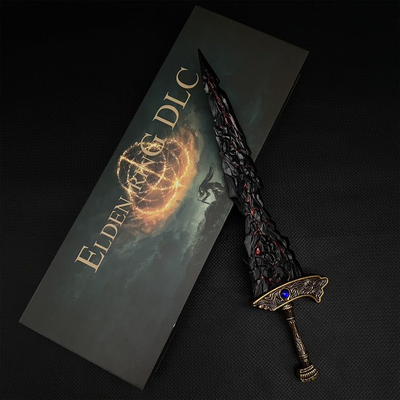 Soul Game Classical Maliketh's Black Blade Metal Replica With Gift Box