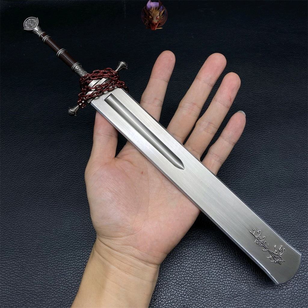 ER Marais Executioner's Sword Metal Replica With Gift Box & Stand