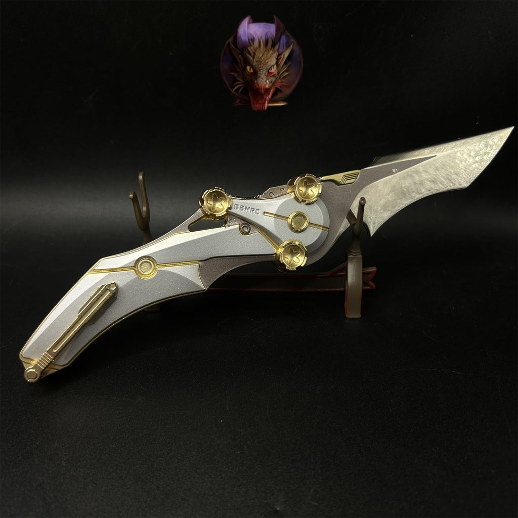 Delta Force Game 22CM Mercy Folding Knife Blunt Metal Replica