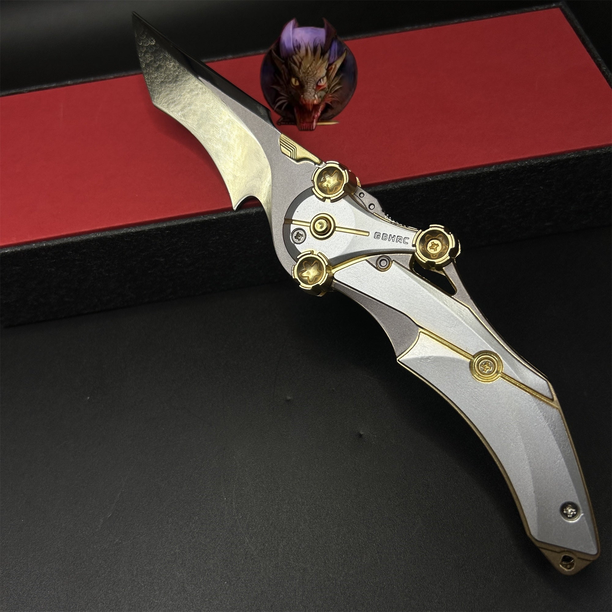 Delta Force Game 22CM Mercy Folding Knife Blunt Metal Replica