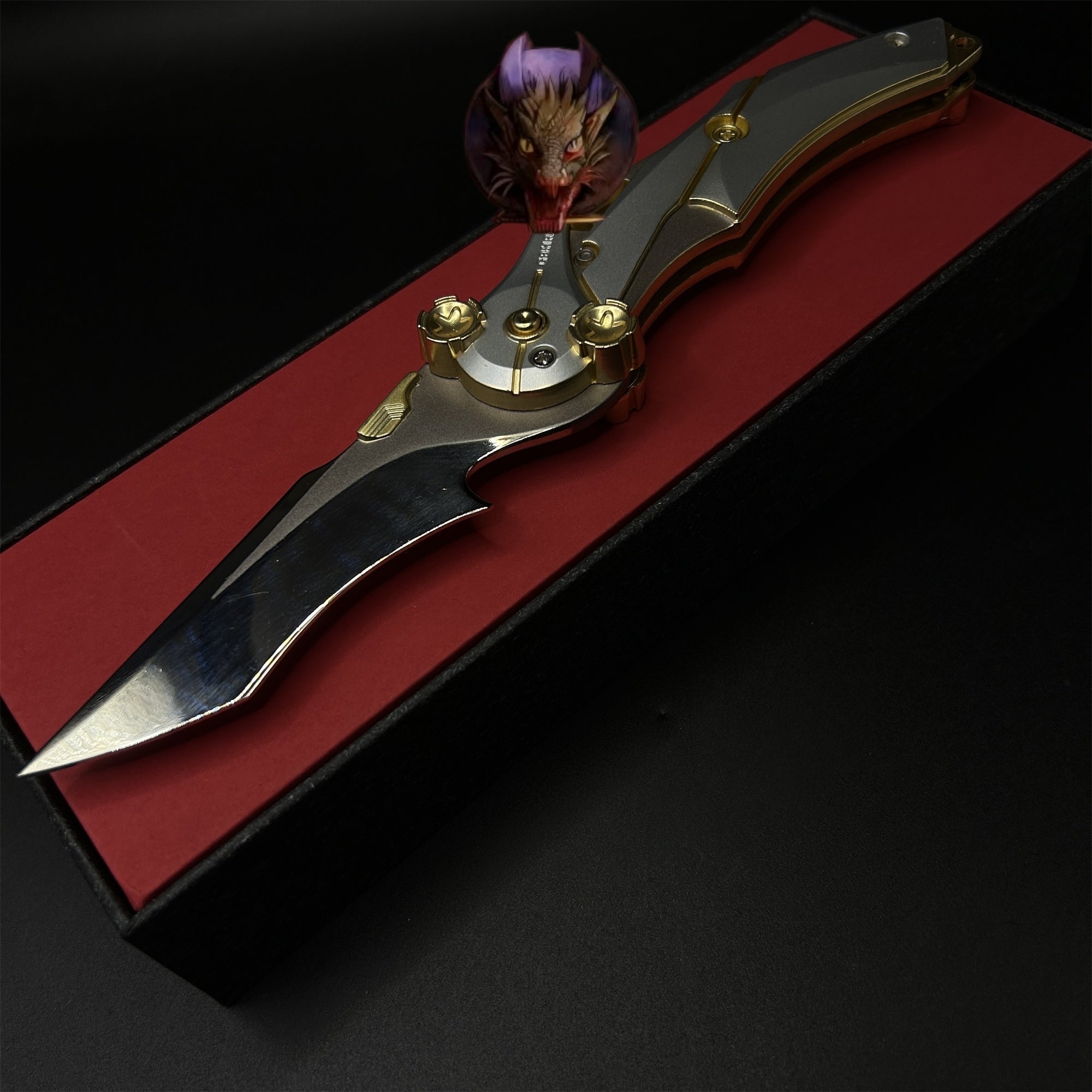 Delta Force Game 22CM Mercy Folding Knife Blunt Metal Replica