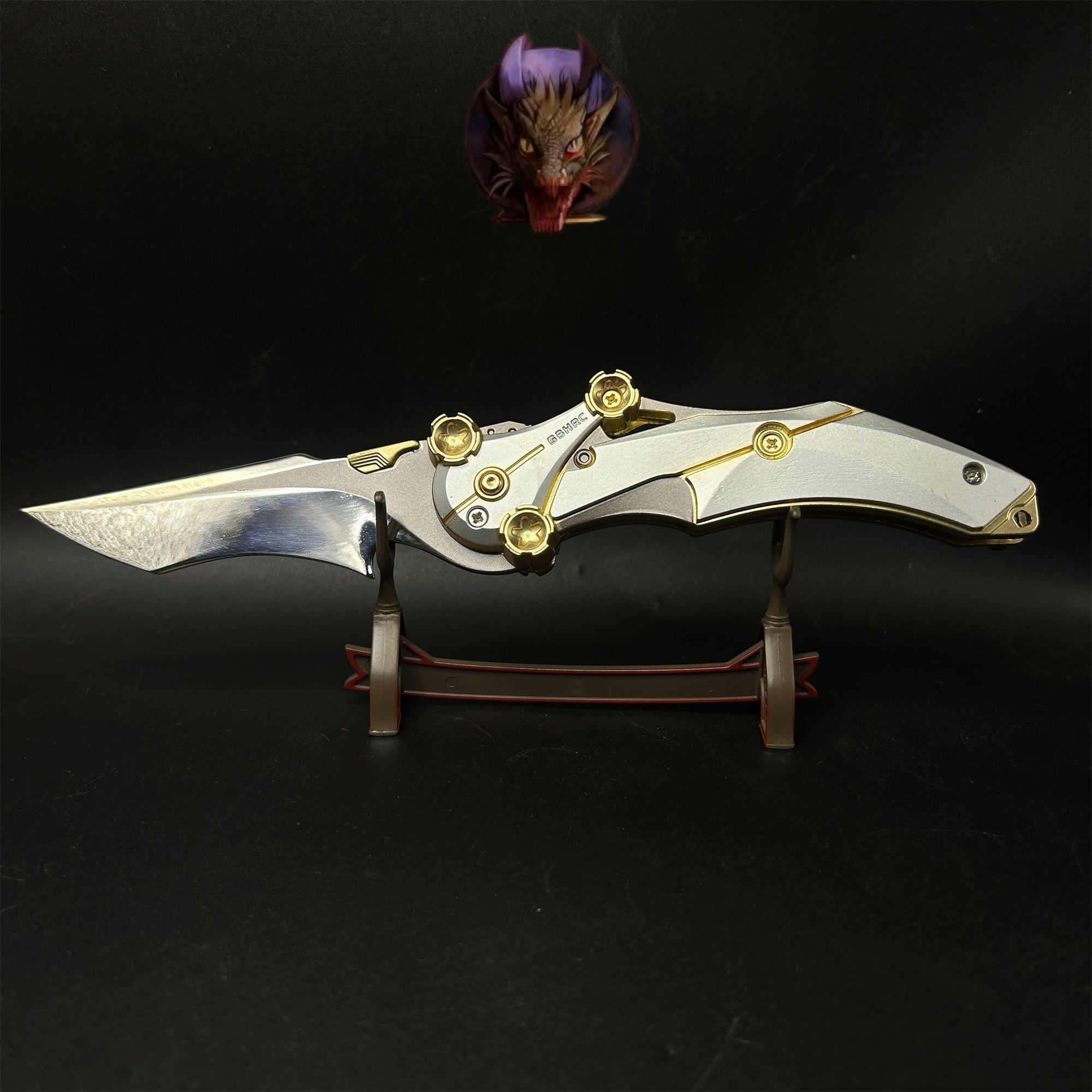 Delta Force Game 22CM Mercy Folding Knife Blunt Metal Replica