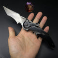 Delta Force Game 22CM Black Mercy Folding Knife Blunt Metal Replica