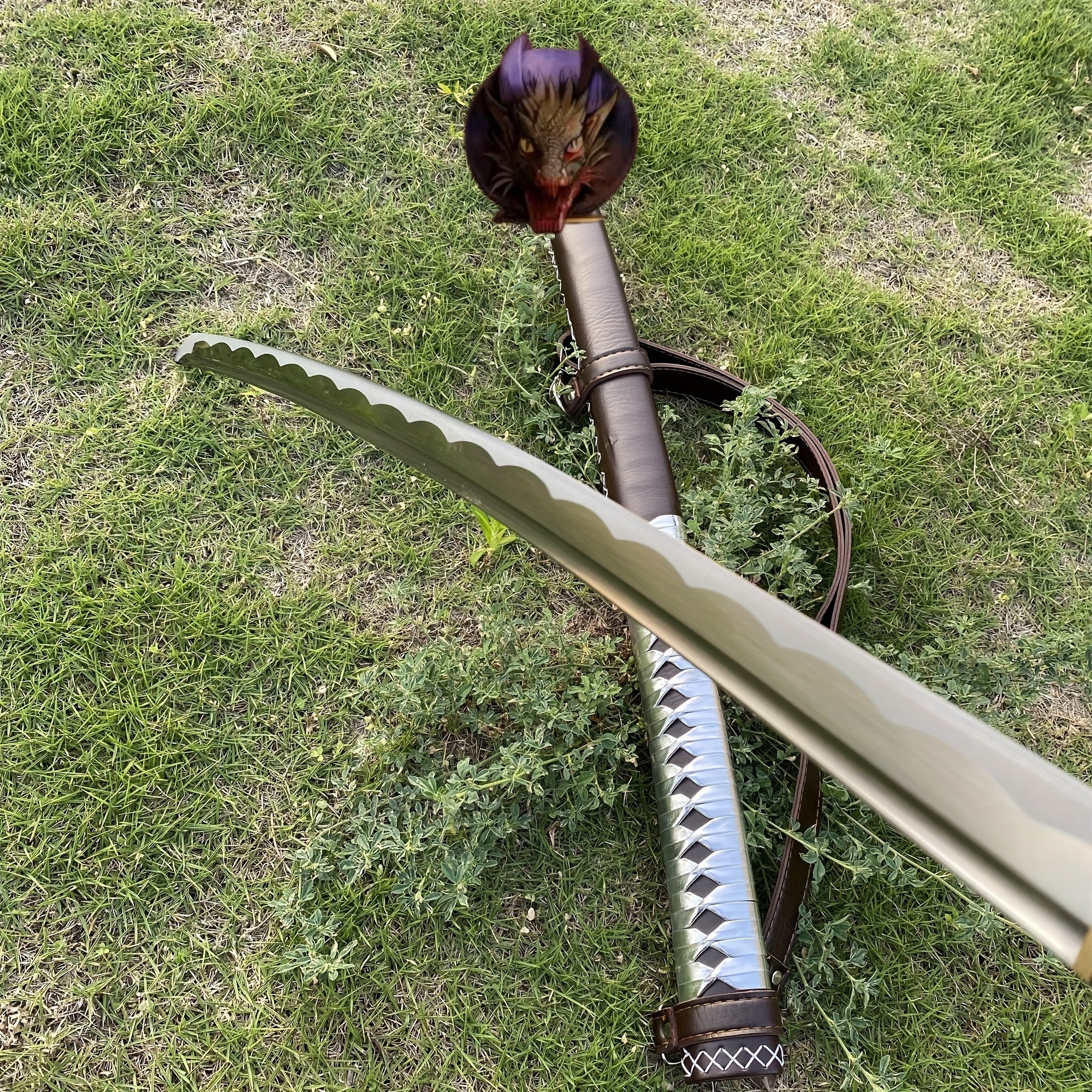 Life-size Carbon Steel Replica Michonne Katana